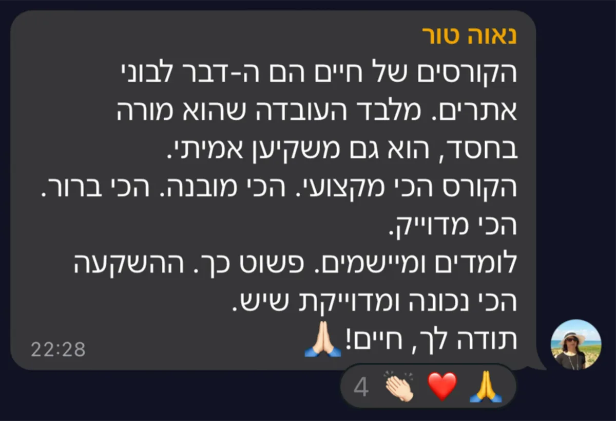 צילום מסך של הודעה מקהילת סטייליינר