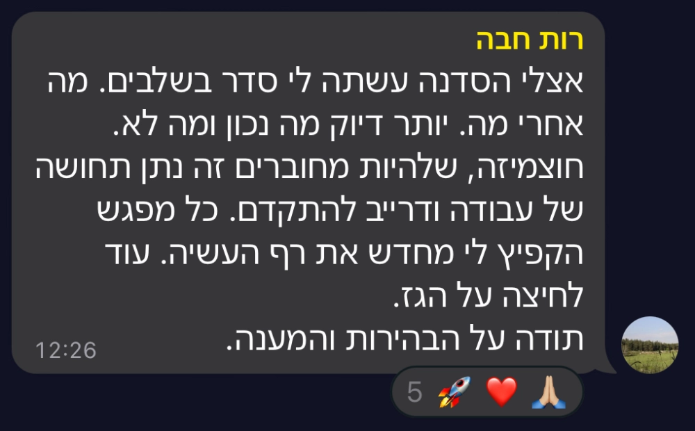 צילום מסך של הודעה מקהילת טופליינר
