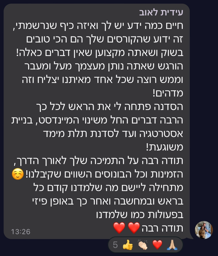צילום מסך של הודעה מקהילת טופליינר