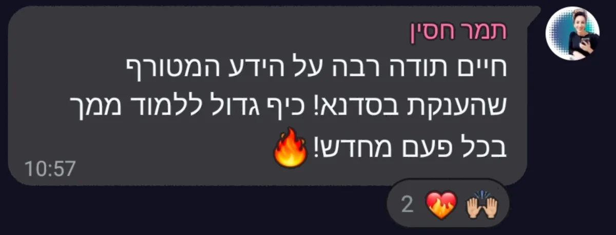 המלצה על סדנת וייבליינר — בניית אתרים ואפליקציות ב-AI עם חיים בניסטי (15)