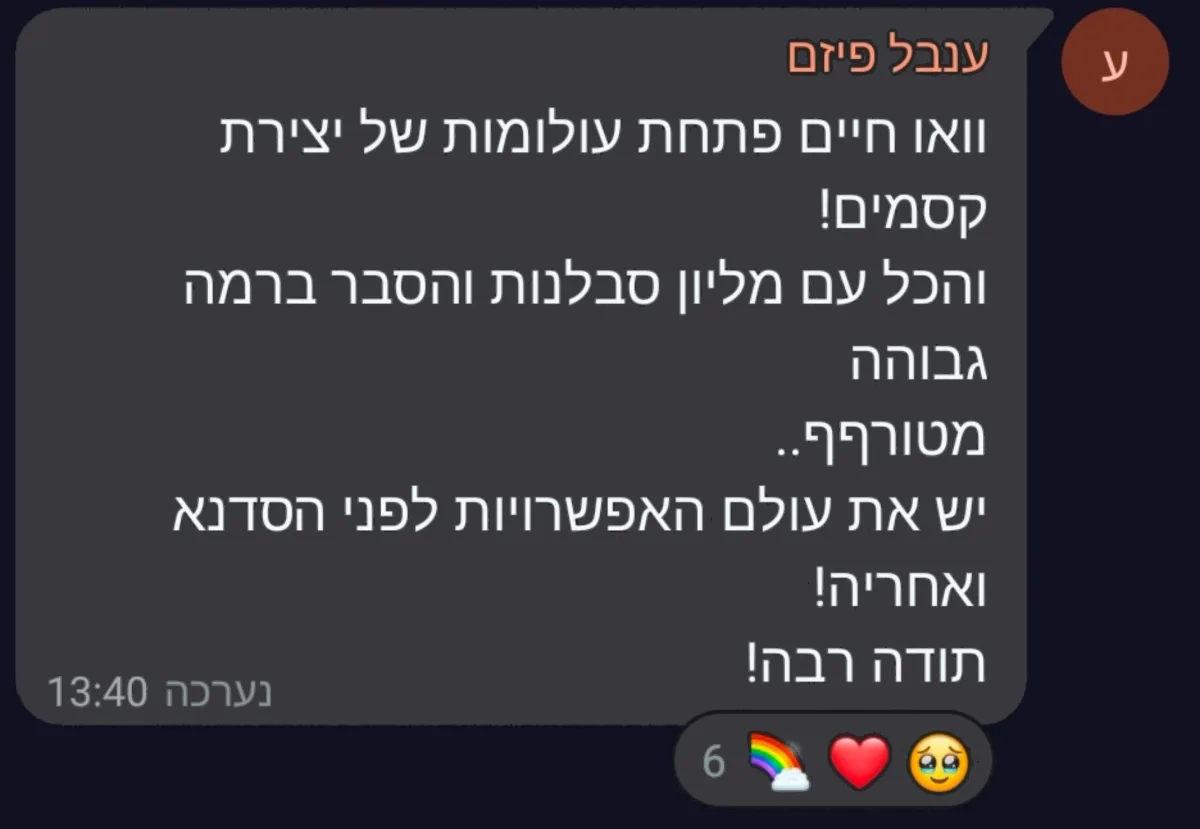 המלצה על סדנת וייבליינר — בניית אתרים ואפליקציות ב-AI עם חיים בניסטי (23)